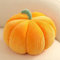 Tielag 3D Plüsch Kürbis Dekokissen, Halloween Kürbiswurf Kissen Plüsch Weiche Halloween Kürbis Dekorative Sofa Kissen Sitzkissen Zierkissen Dekoration für Sofa Couch Schlafzimmer, Orange, 20cm