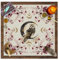 Egurs Altar Tarot Tischdecke Altartuch Mond Phases Blumen Tarotkarten Tuch Quadratisch Altardecke Alter Hexerei Spread Cloth Spiritueller Himmlisches Wandteppich Homedeko Stil 11 75x75cm