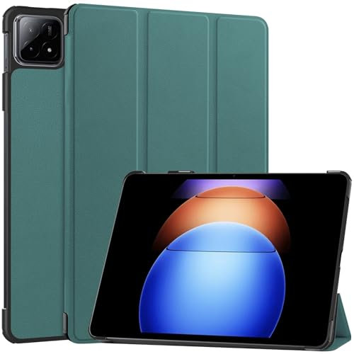 Funda Xiaomi Pad 6S Pro 12.4 Pulgadas 2024 - Smart Slim Tri-Fold Tablet Cover Stand Con Encendido y Apagado Automático - Hard Back Shell