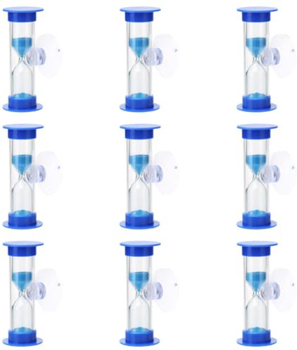 ARVALOLET Sablier pratique de 2 minutes avec ventouse - Idéal pour la cuisine et le bureau