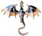 broche vintage, broche dragon en émail | broche dragon volant vintage | Épingle de manteau d'insigne d'ailes de Dragon de mode, épinglette de costume pour les rencontres, la fête