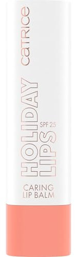 Catrice Holiday Lips Caring Lip Balm, Nr. 020, Orange, pflegend, schützend, transluzent, vegan, UVA- und UVB-Filter + SPF 25, ohne Konservierungsstoffe, ohne Parabene, 1er Pack (3.5g)