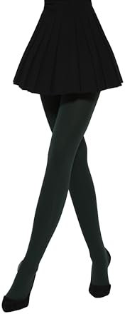 MYCHICLEGS - Collant femmes microfibre opaque 60 denier - Vert bouteille - XL