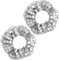 BOOMTOP 2 Stück Glitzer Haargummis Haar Scrunchies Silvester Weihnachten Metallic Haarschmuck Elastische Haarbänder Silber Pferdeschwanz Haargummis für Geburtstag Karneval Mottoparty Damen Mädchen