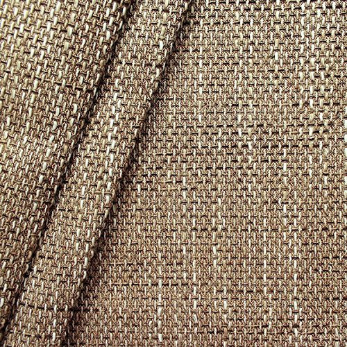 STOFFKONTOR Polsterstoff Möbelstoff Bouclé Optik Stoff - Meterware, Farbe Beige-Braun - für Polsterarbeiten