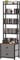 Epouseter CD Storage Rack with Drawers, 6-Tier Wooden Media Organizer, Sturdy Metal Frame, Adjustable Book Stoppers, Fabric Drawers for CDs, DVDs, Books – Space-Saving Shelf, 15.7x11.8x59 Inches
