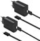 45w Samsung USB - C Chargeur Ultra Rapide Type C téléphone Android câble de Charge Bloc pour Samsung Galaxy S24/ S23 Ultra/ S23 +/s22 Ultra/ s22 +/ S20 Ultra, avec 2X câble de 6,6 Pieds [Paquet de 2]