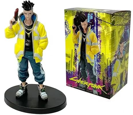 Figurines de l'anime Cyberpunk Edgerunner – 11 cm David Martinez Lucy Rebecca Décoration de voiture adulte Collector pour les fans de l'anime Cyberpunk Edgerunner (David Martinez)