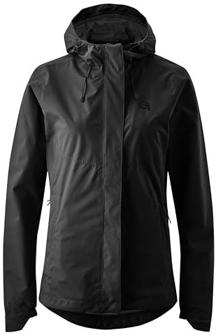Gonso Save Jacket Essential W, Damen Fahrradjacke, Wasserdichte Regenjacke, Wasserdicht bis 10.000 mm & winddicht, 2-Lagenlaminat & getapte Nähte, Weite Passform, PFC-frei