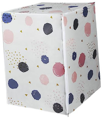 Tofficu cubierta de polvo de la lavadora para de secadora hilas cubiertas de lavadora baño mueble tapa lavadora cubierta con cremallera cubierta protectora peva