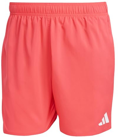 adidas Men's Swim Shorts 5 INCH, Lucid red/White, 3XL