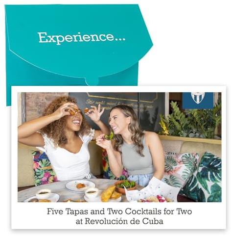Buyagift Five Tapas and Two Cocktails for Two at Revolución de Cuba, Foodie Dining Experience