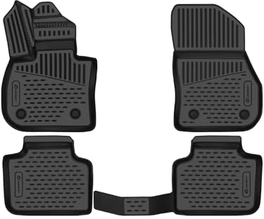 Element 3D Gummimatten Set passend für BMW 2 Series Active Tourer (U06) | 2021 - Heute | 100% passgenaue Auto Fußmatten, Gummimatten Auto, Auto Fussmatten Gummi, Auto Gummimatten