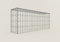 GABIONA Cesta de piedra de gavión rectangular, malla de 5 x 10 cm, profundidad de 20 cm, cesta de cultivo tipo 3, cierre de espiral, galvanizado (100 x 40 x 20 cm)