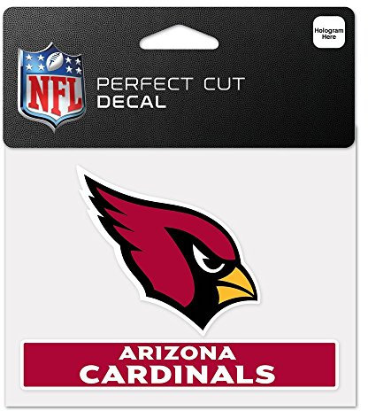 'WinCraft Snack-Schale NFL 4,5 x 5,5 perfekten Schnitt Auto Aufkleber (Vielzahl von Teams erhältlich), Arizona Cardinals, 4.5 x 5.75\