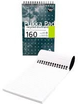 Pukka Recycled Shorthand Notebook Reporter Pad 160 page Pack of 3