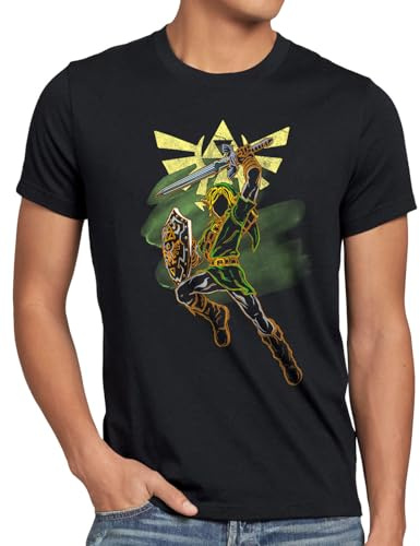 style3 Adventure Link Herren T-Shirt Game Gamer, Größe:M