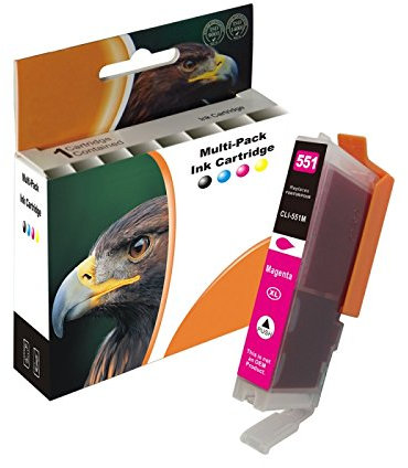1x Tintenpatrone Magenta kompatibel für Canon CLI-551 MG7150 iP7200 iX6850 MX925 Series