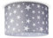 Paco Home Deckenlampe Kinderzimmer Baby Lampenschirm Deckenleuchte Stoff Rund Wolken Himmel Sterne Kinderlampe E27