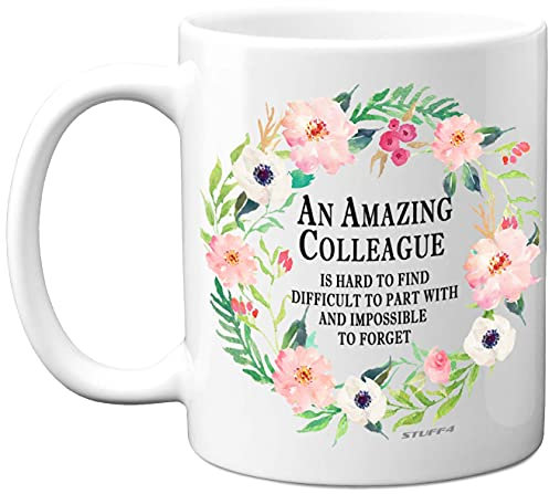 Stuff4 Retirement Gifts for Women, Leaving Gifts for Colleagues Women - 11oz Ceramic Dishwasher Safe Mugs - Retirement Ideas Men or Sorry Your Leaving Made in The UK