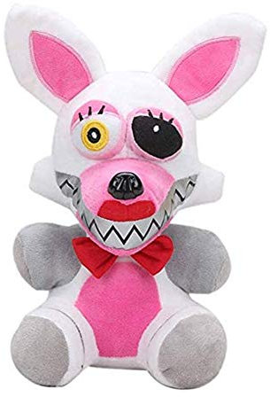Jilijia Five Nights Game Doll Nightmare Mangle Plush Doll FNAF 33 Style Plush Toy for Children and Fans Birthday Gift