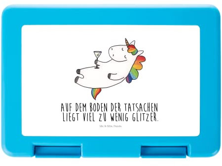 Mr. & Mrs. Panda Bento Box Einhorn Cocktail - Geschenk, Brotzeitbox, Unicorn, Lunchbox, Einhörner, Rum, Bentobox, Snackbox, Caipirinha, Freundin, Butterbrotdose, Cuba Libre, Geburtstag