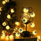 Halloween Lichterkette, Halloween KüRbis Deko Lichterkette FüR Innen Und AußEn, 3M 20 Leds KüRbis Ghost Licht Skelett Batteriebetrieben FüR Halloween Party HäUser Garten Festival Dekoration (Augen)