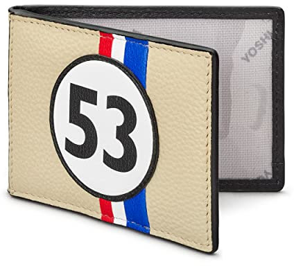 Race Car Card Holder, Reisepass Holder, Yoshi, Leder, Doppelseitiger Kartenhalter, Einheitsgröße, Klassisch
