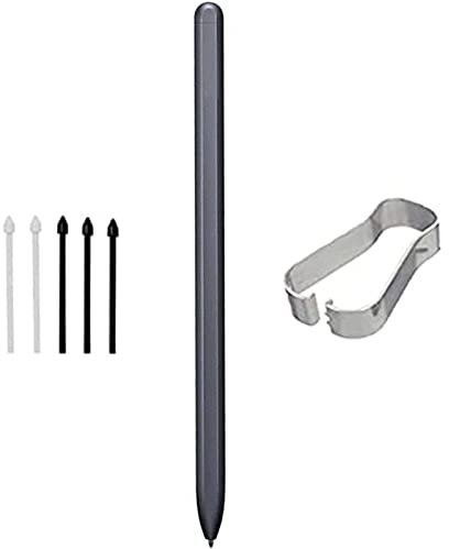 Stylet de rechange pour Samsung Galaxy Book Pro 360, Galaxy Book 2 360, Galaxy Book 2 Pro 360 Galaxy Book 3 Pro 360 sans Bluetooth + embouts Noir mystique