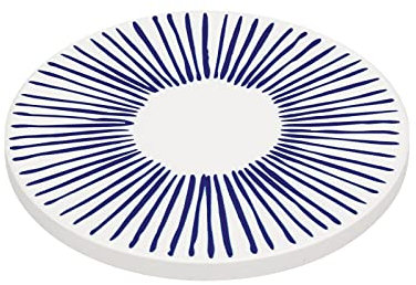Untersetzer aus Keramik 11cm Nordic Lines Topfuntersetzer rund mit Muster Zassenhaus