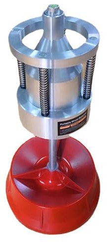 NAIMP Portable Wheel Balancer with Bubble Level, Static Hub Wheel Balancing Machine Car Tire Balancer, Tyre Balancer Changer for Truck Car Rust Resistant, red + silver