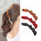 3 Pièces Banana Clip Hair Barrette à cheveux en acrylique,Pince Banane Cheveux Femme Pinces à Cheveux Banane Barrettes à pour Queue de Cheval en Plastique Flexible Pour femme et fille