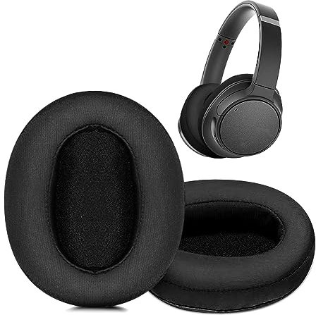 XBERSTAR WH-CH700N Ersatz-Ohrpolster, Ohrpolster für Sony WH-CH700N / MDR-ZX770BN / MDR-ZX780DC kabellose Kopfhörer (schwarze Kühlgel-Ohrpolster)