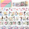 NOTIONSLAND 4 Rolls ästhetisches Washi Tape Set, PET Washi Tape, Multi-Muster dekoratives Washi Tape für Journaling, Bullet Journals, Planer, Kunst für Handwerk