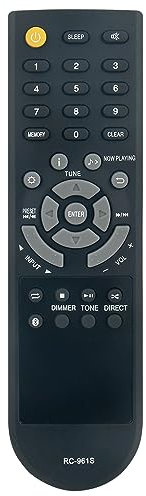 VINABTY Ersatz für Fernbedienung RC-961S Passend für Onkyo CD Receiver System CS-375D CS-375 CS-N575D CS-N575 CR-N775D
