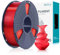 SUNLU PLA+ Filament 1.75mm, PLA Plus 3D Drucker Filament, Stärker belastbar, Neatly Wound, 1KG 3D Druck PLA+ Filament, Maßgenauigkeit +/- 0.02mm, Transparent rot