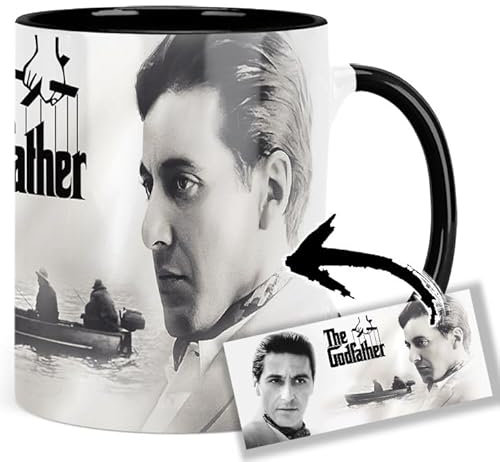 The Godfather Al Pacino Tasse Innen & Henkel Schwarz Keramikbecher Mug