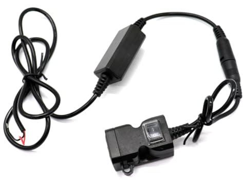 Gatuida USB Adapter USB Ladegerät Dual USB Ladegerät USB-Ladegerät Charger USB-Kabeladapter für Motorradhalterung Lenker wasserdichte Abdeckung