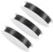 CoCud Alambre de Cobre, Calibre 24 de 0.5mm de Diámetro y 6.5m de Longitud, Alambre de Cobre inoxible para Bisutería Negro - (Aplicaciones: para Manualidad DIY), 3 Piezas