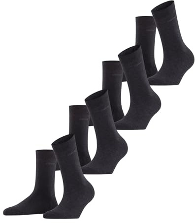 ESPRIT Damen Solid W So Baumwolle Einfarbig Multipack Socken (4er Pack)