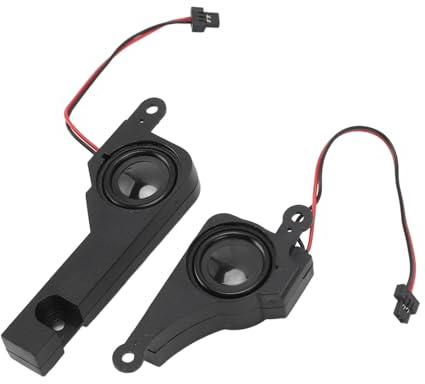 ASHATA Internal Speaker Replacement for for Aspire 5741 5742 5742G 5552 5251 5336 5736 NV59C 5252 5250, 2 Pcs Laptop Internal Speaker, 5mm Thickness, Black