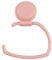 Toilet Paper Holder Self Adhesive Rustproof Adhesive Toilet Roll Holder Wall Mounted Paper Towel Holder for Bathroom, Kitchen, Washroom no Drilling(Pink)