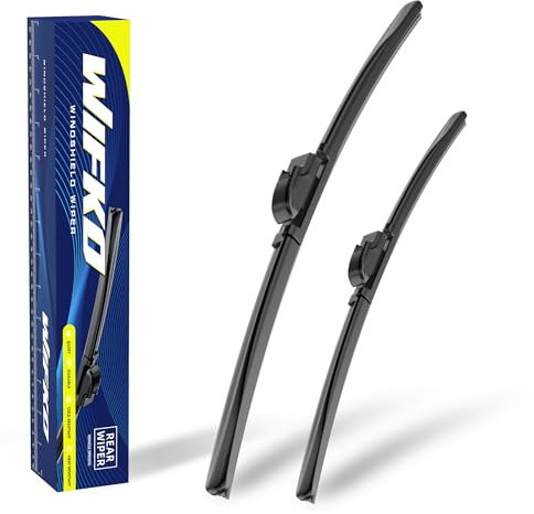 Wifko Scheibenwischer Kompatibel für Mazda 6 GG MK1 2002-2008, Wischerblätter Vorne, Set Frontscheibenwischer, Auto Scheibenwischer Zubehör