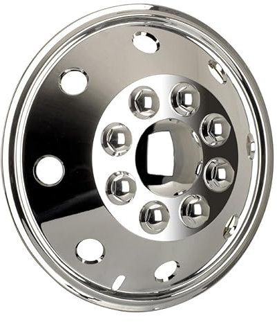 Hansen Styling Parts Radzierblenden (2 Stück) Chrom 14 Zoll universell passendes Set Wohnmobile PKW Transporter