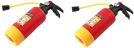 Warmhm 2 Stück Wasserspielzeug wasserpistole für gartenspielzeuge Water- aquaglock Strand spielzeuge Simulation Feuerlöscher Feuerwehrmann Plastik