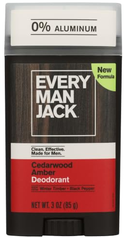Every Man Jack Deodorant, Zedernholz, 3,0 oz (88 g) - Every Man Jack 1er Pack(1 x)