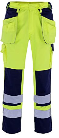 Mascot Handwerkerhose Almas, 1 Stück, L82cm/C56, gelb/marineblau, 09131-470-171-82C56