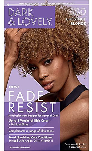 Dark and Lovely Permanente Haarfarbe Kastanie Blonde 380