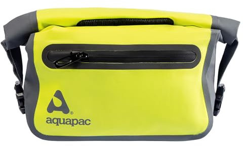 AQUAPAC wasserdichte Hüfttasche Waist Pack, Acid Green/grau, 17 x 35 x 8 cm, 3 Liter, 821