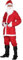 Smiffys Kostüm Weihnachtsmannanzug, Rot, mit Jacke, Hose, Bart, Mütze und Gürtel